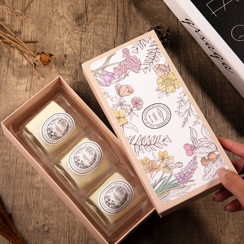 Home Fragrance Set Gift - Fragrant Candle Gift Box Set Three