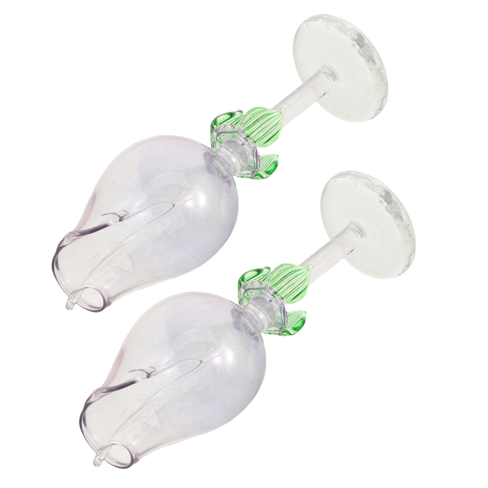 Home Fragrance Us - 2Pcs Flower Shaped Glass Essential Oil