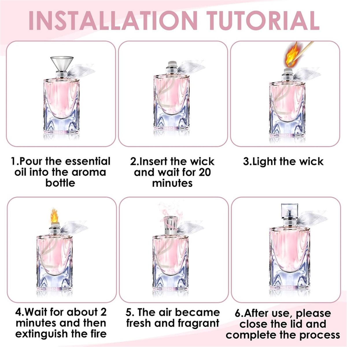 Home Fragrance Lamp - 828 Mega Sale 3Pcs 18mm Oil