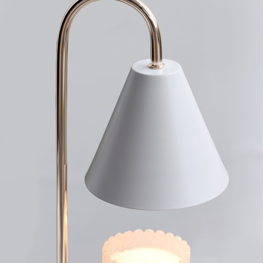 Home Fragrance Lamp - Modern Candle Warmer Lamp Wood Aroma