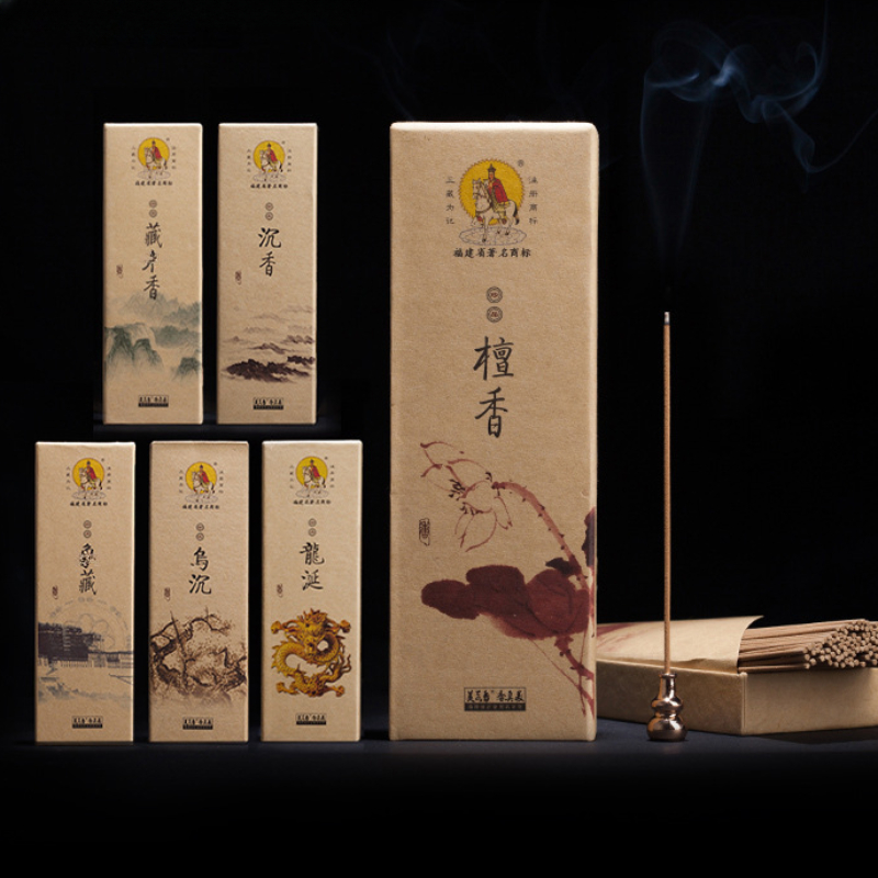 Smokeless Incense Stick - Natural Joss Stick Long Lasting Sandalwood