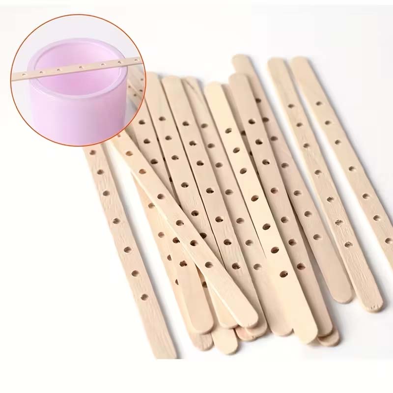 Wooden Wick Candle - 10/20/50pcs Wooden Candle Wick Holders Candles