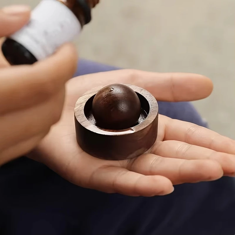 Home Fragrance Collection - Wooden Ball Essential Oil Diffuser Aroma