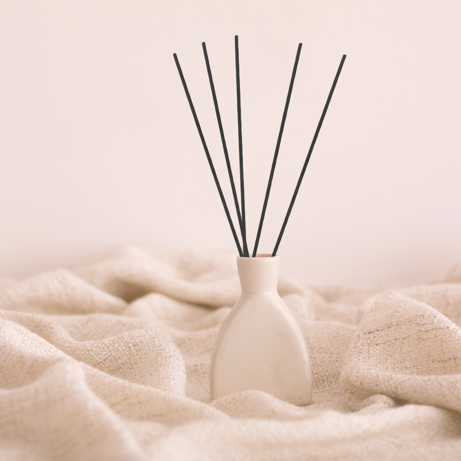 Home Fragrance Us - 100Pcs Fibre Reed Diffuser Sticks Black