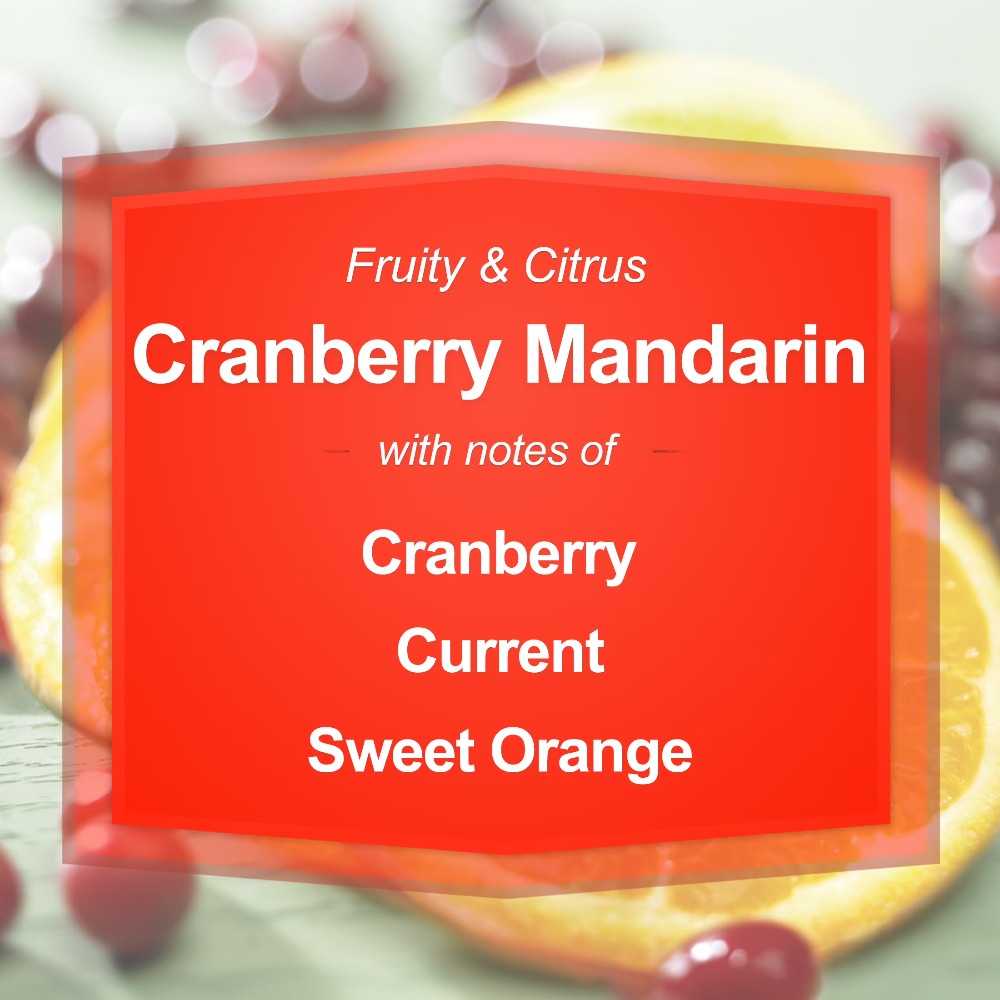 Cranberry Mandarin Scented Can - огляд і ціна Home Fragrance Us