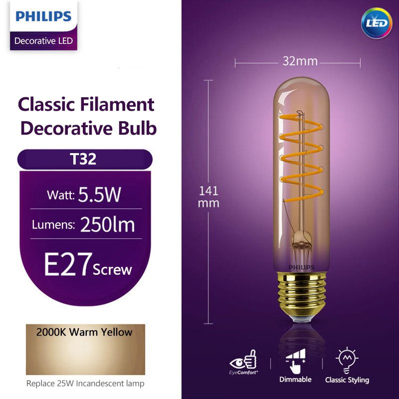 Philips LED Decorative Bulb ST - огляд і ціна Philips Bulb Led Classic
