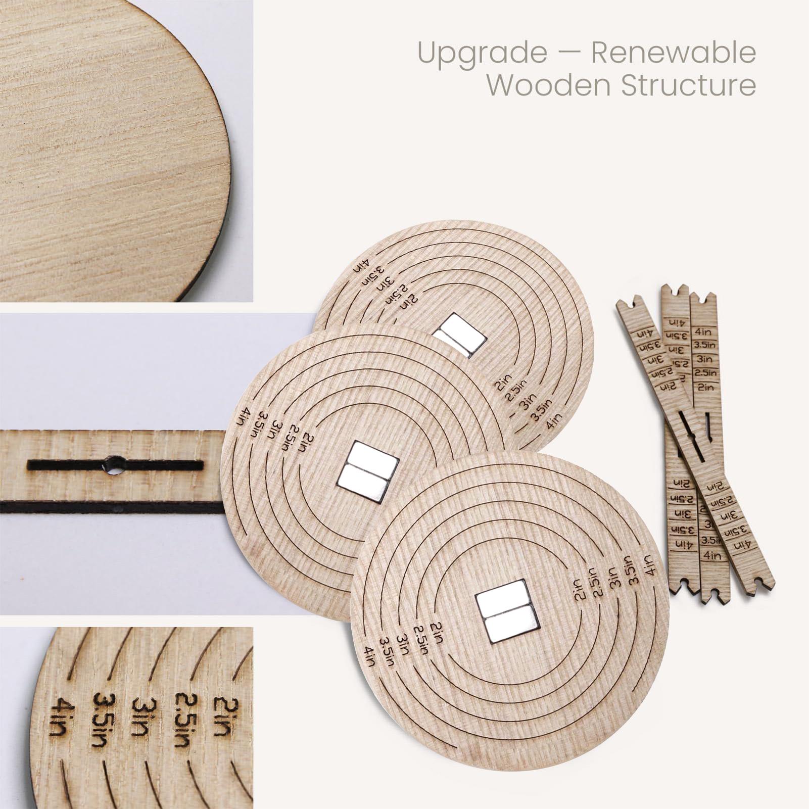 Wick Centering Tool Wick Stabi - огляд і ціна Wooden Wick Candle