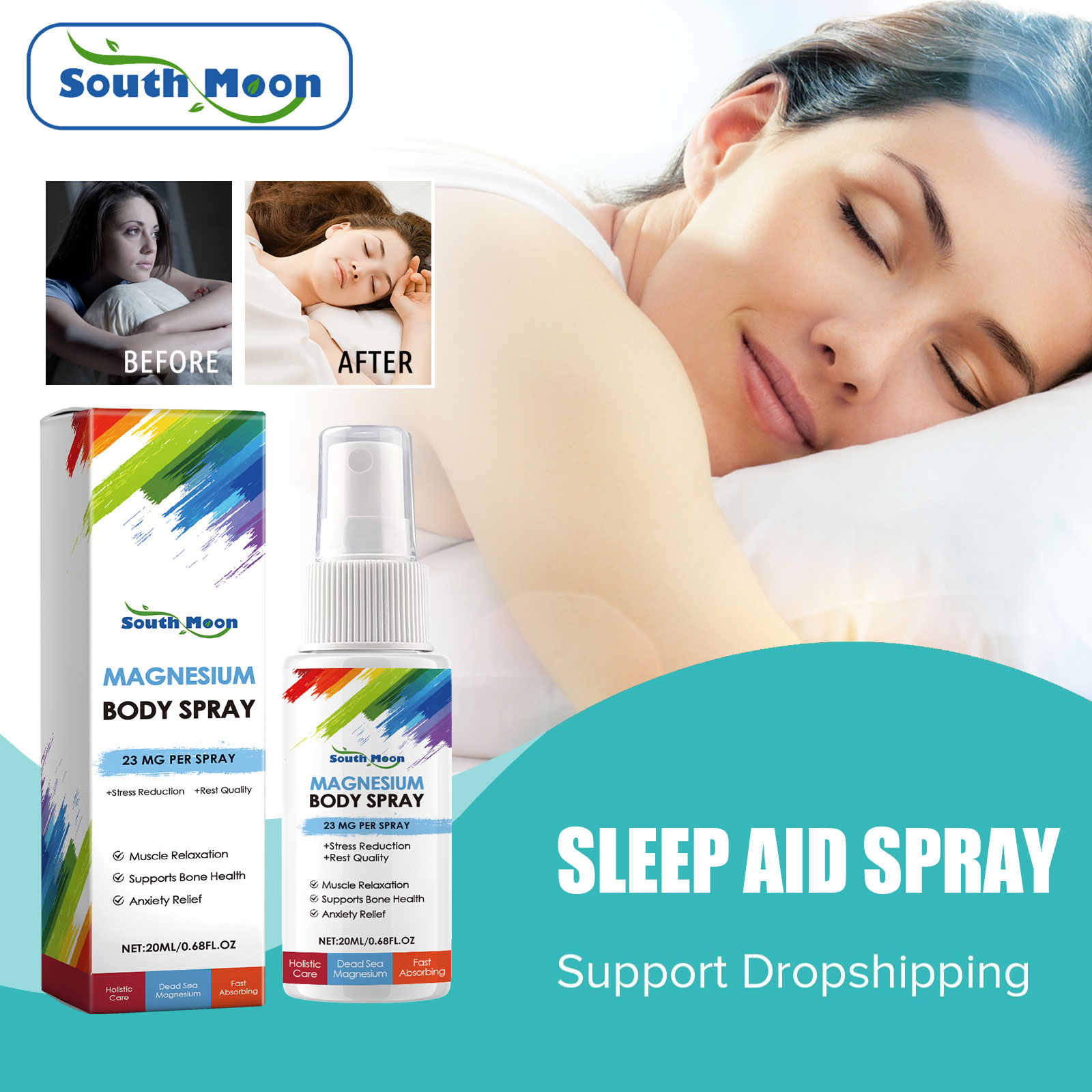 South Moon Insomnia Treatment  - огляд і ціна Lavender Pillow Spray