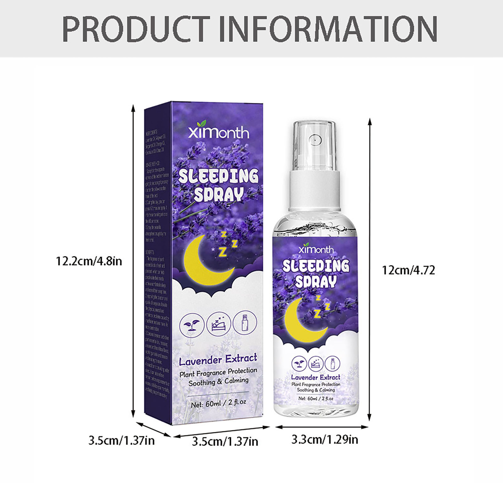 60ml Bedtime Calming Lavender  - огляд і ціна Lavender Pillow Spray