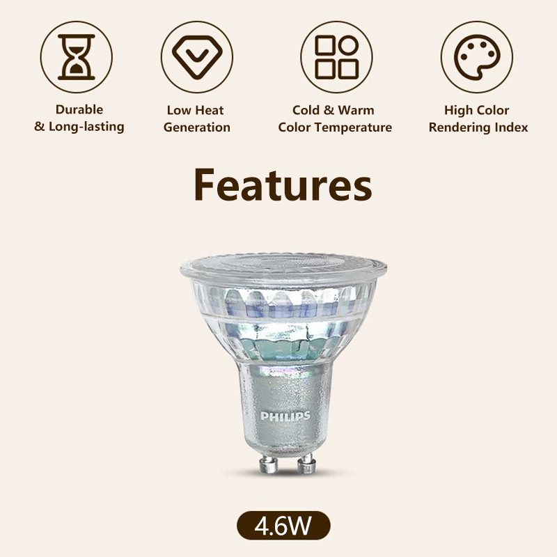 Philips LED GU10 PAR16 Essenti - огляд і ціна Philips Bulb Led Classic