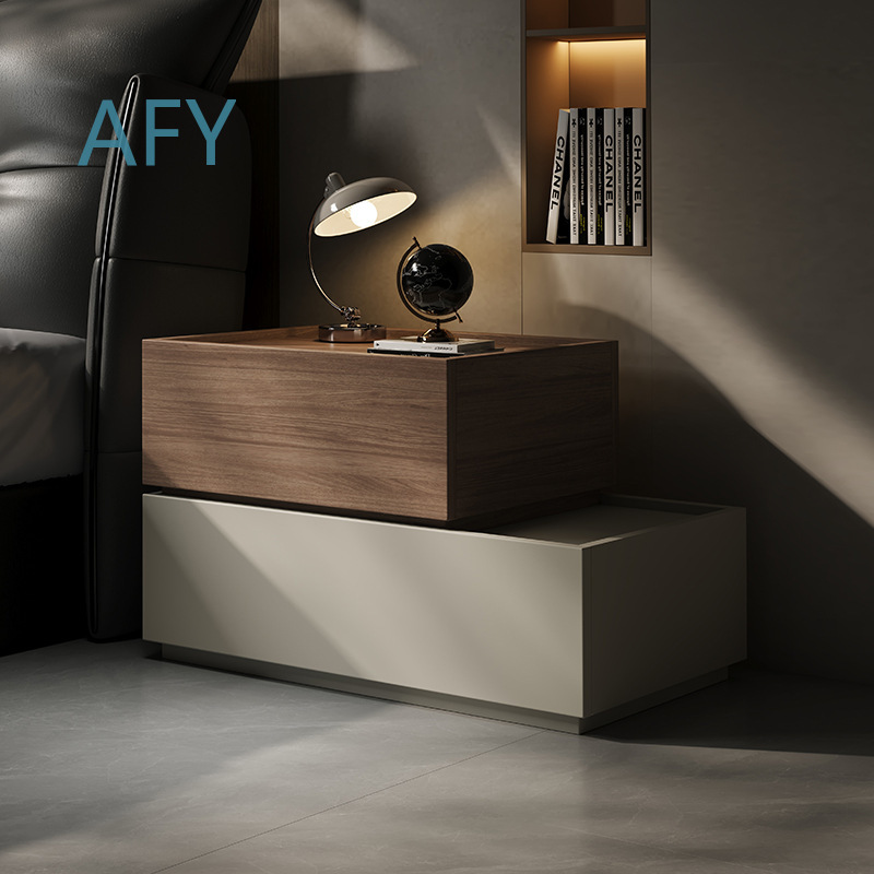 Creative Solid Wood Bedside Ta - огляд і ціна Muji Home Storage