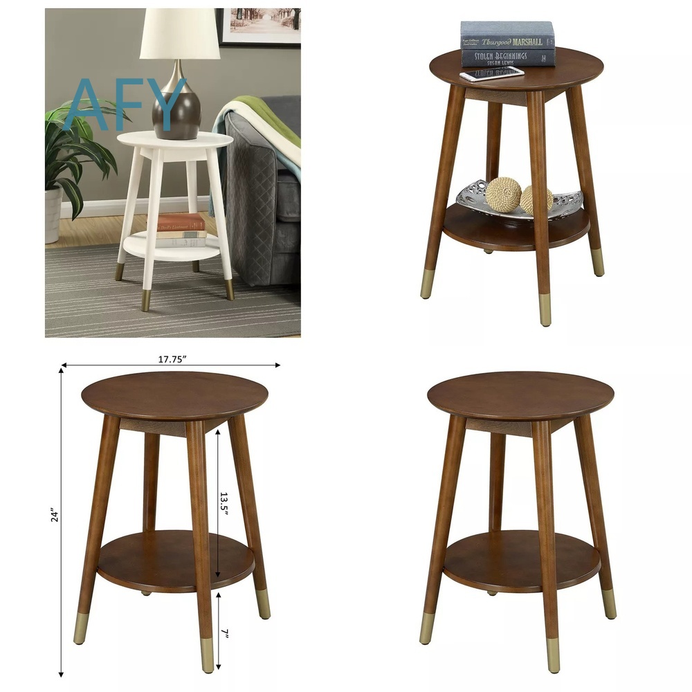 Wooden Side Table with Bottom  - огляд і ціна Muji Home Storage