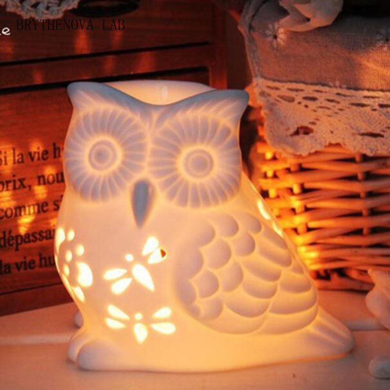 Porcelain Hollow Owl Aromather - огляд і ціна Home Fragrance Lamp