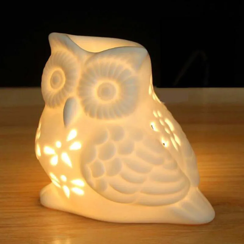 Porcelain Hollow Owl Aromather - огляд і ціна Home Fragrance Lamp