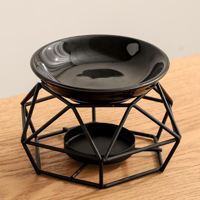 Ceramic Bowl Iron Rack Black C - огляд і ціна Home Fragrance Lamp