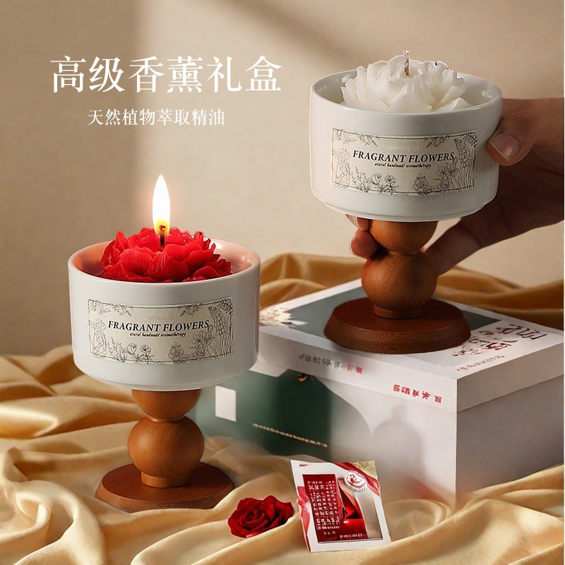 High-end Camellia Scented Cand - огляд і ціна Home Fragrance Set Gift