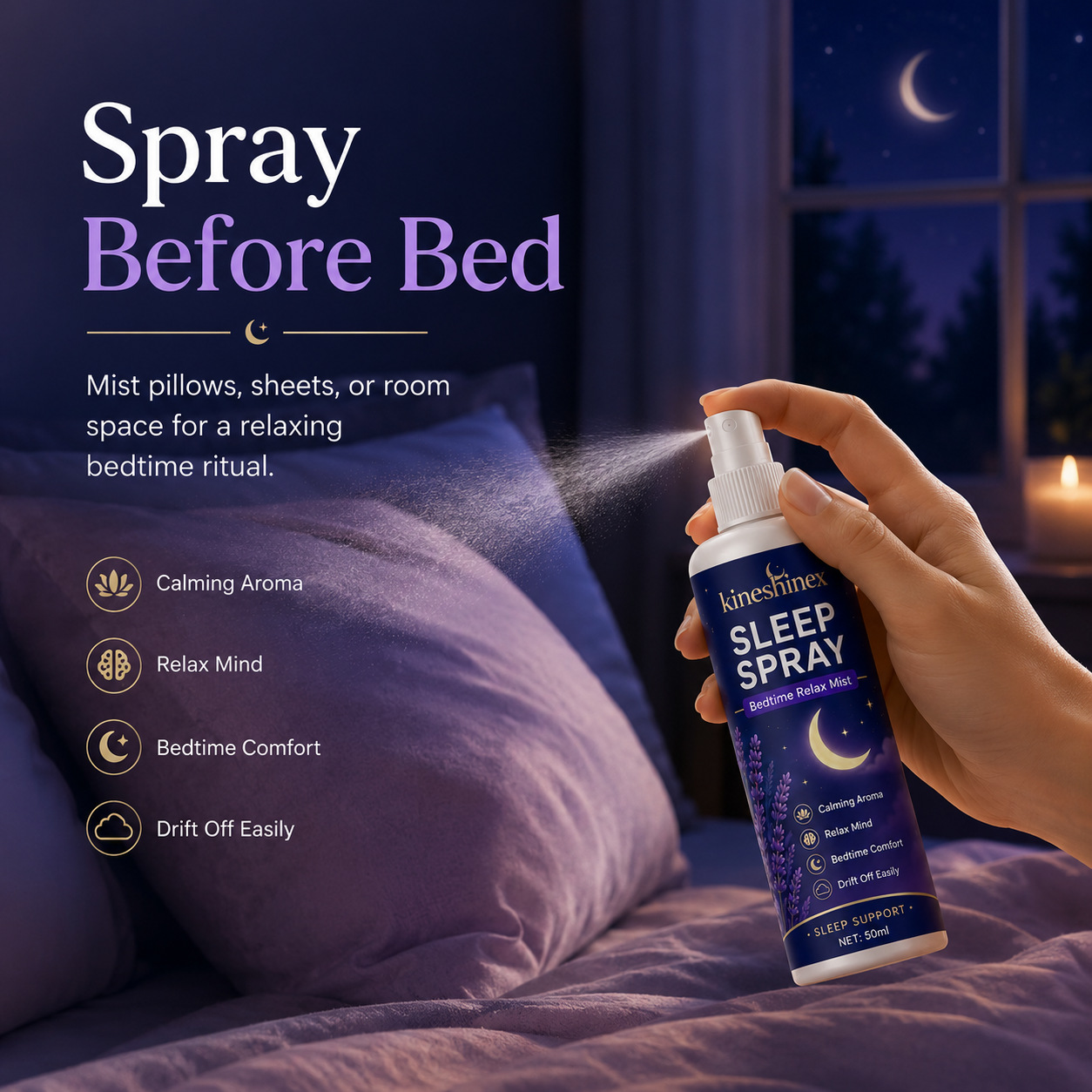 Sleep Spray – Bedtime Relax Mi - огляд і ціна Lavender Pillow Spray