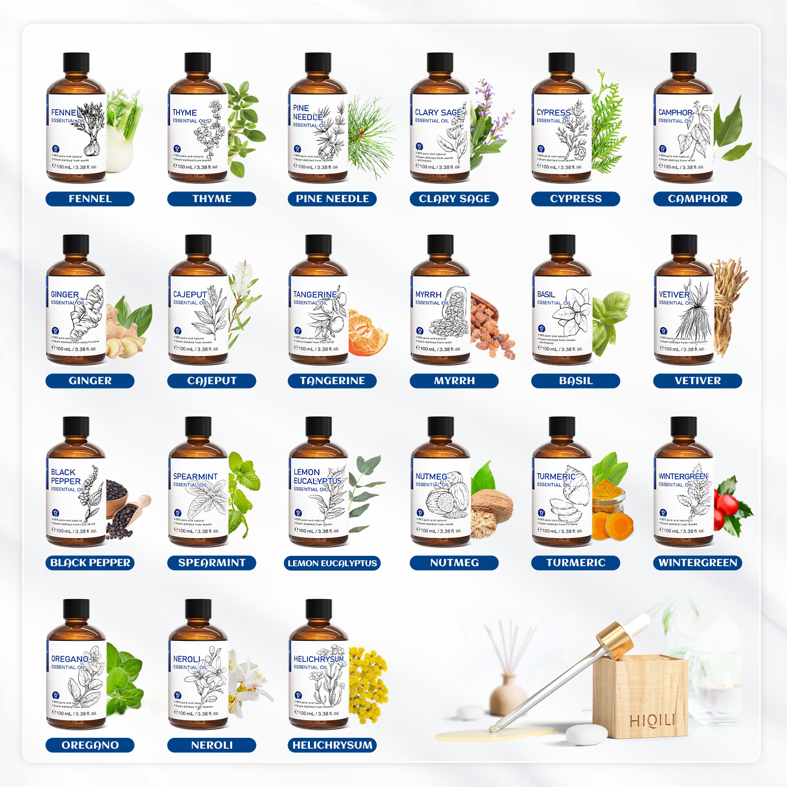 HIQILI 100% Natural,100mL Esse - огляд і ціна Home Fragrance Units