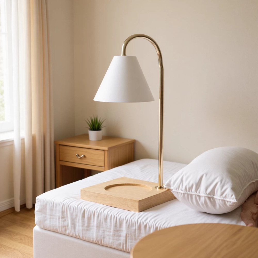 Modern Candle Warmer Lamp Wood - огляд і ціна Home Fragrance Lamp